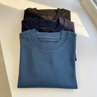 Set tricouri bumbac organic „Deep Basics” - STONE & SKY