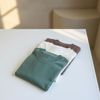 Set tricouri bumbac organic „Earth Tones” - STONE & SKY