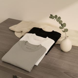 Set tricouri bumbac organic „Pure Essentials” - STONE & SKY