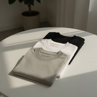 Set tricouri bumbac organic „Pure Essentials” - STONE & SKY