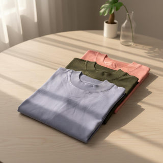 Set tricouri bumbac organic „Soft Energy” - MORNING DEW