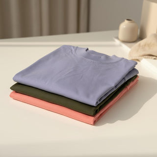 Set tricouri bumbac organic „Soft Energy” - MORNING DEW